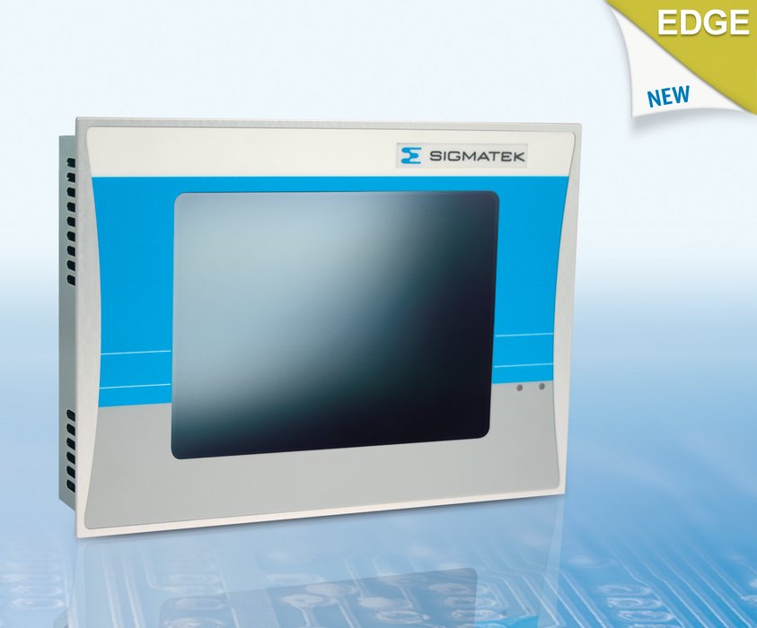 ETV 0552 with a Glass Touch Screen and IP65 Protected - Small but Powerful: Control Panels with EDGE Technology in 5.7  Format